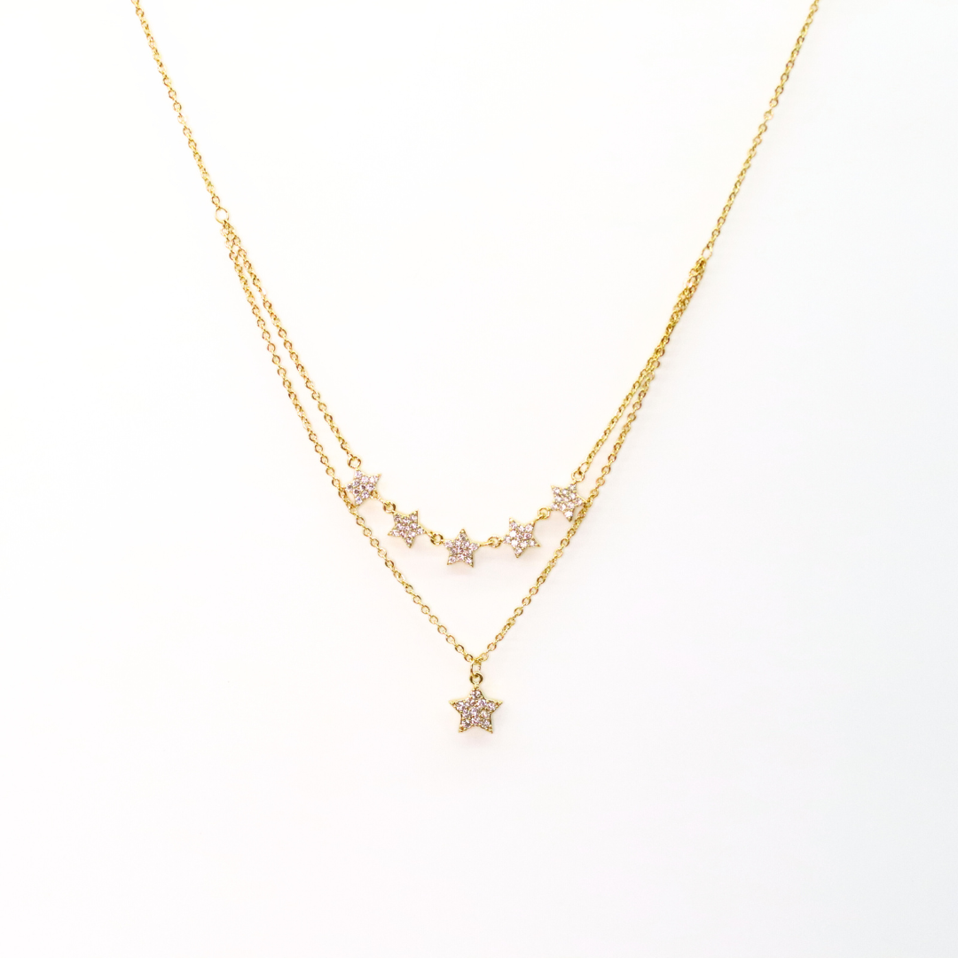 Collar Doble Estrellas