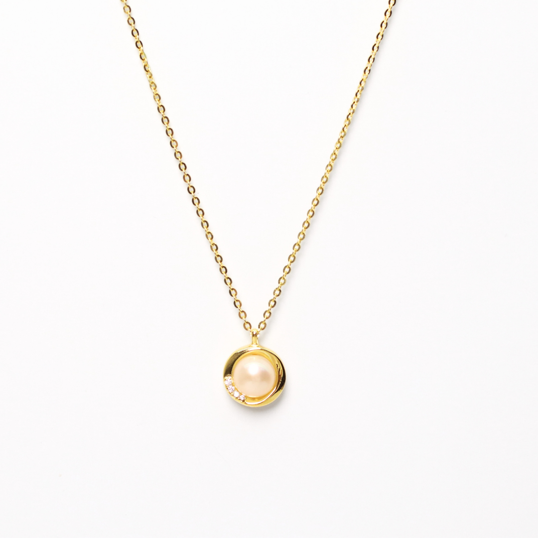 Collar Perla Dorada