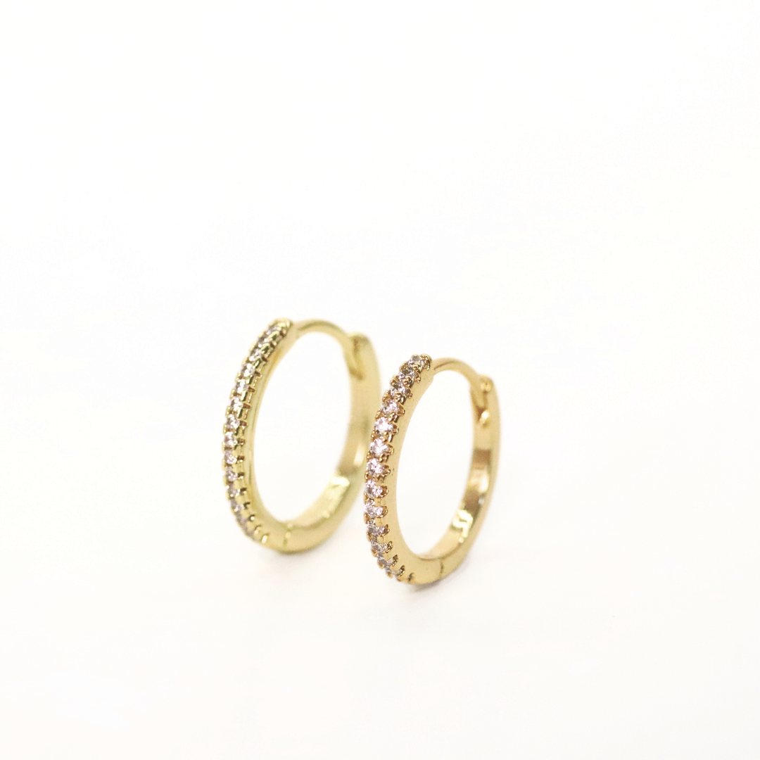 aretes dorados