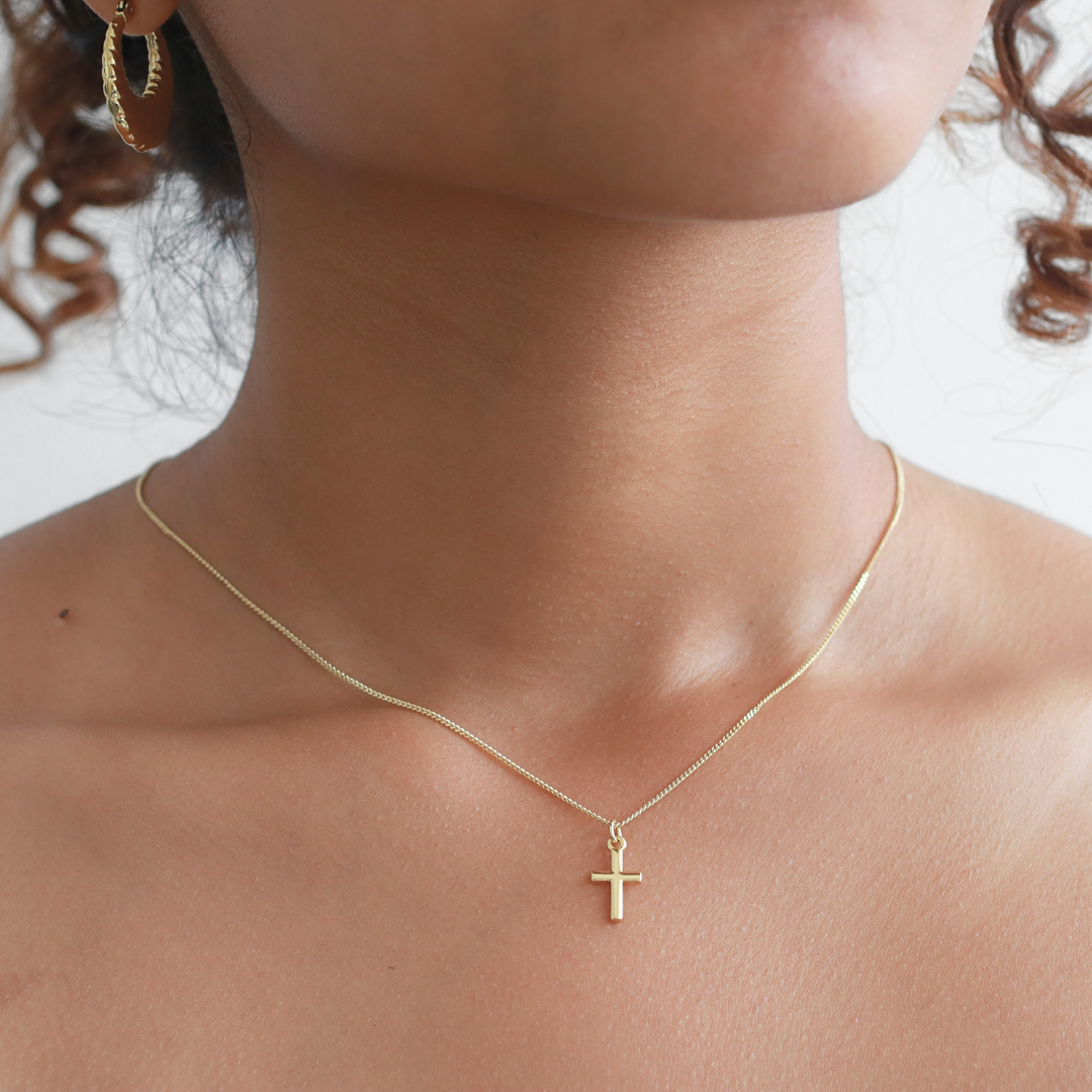 Collar Cruz Gold Trendy