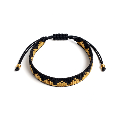 Delicas Negra con Dorado