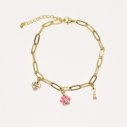 Pulsera Charm PetLover Pink