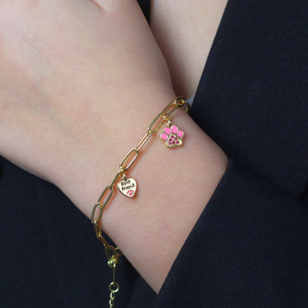 Pulsera Charm PetLover Pink