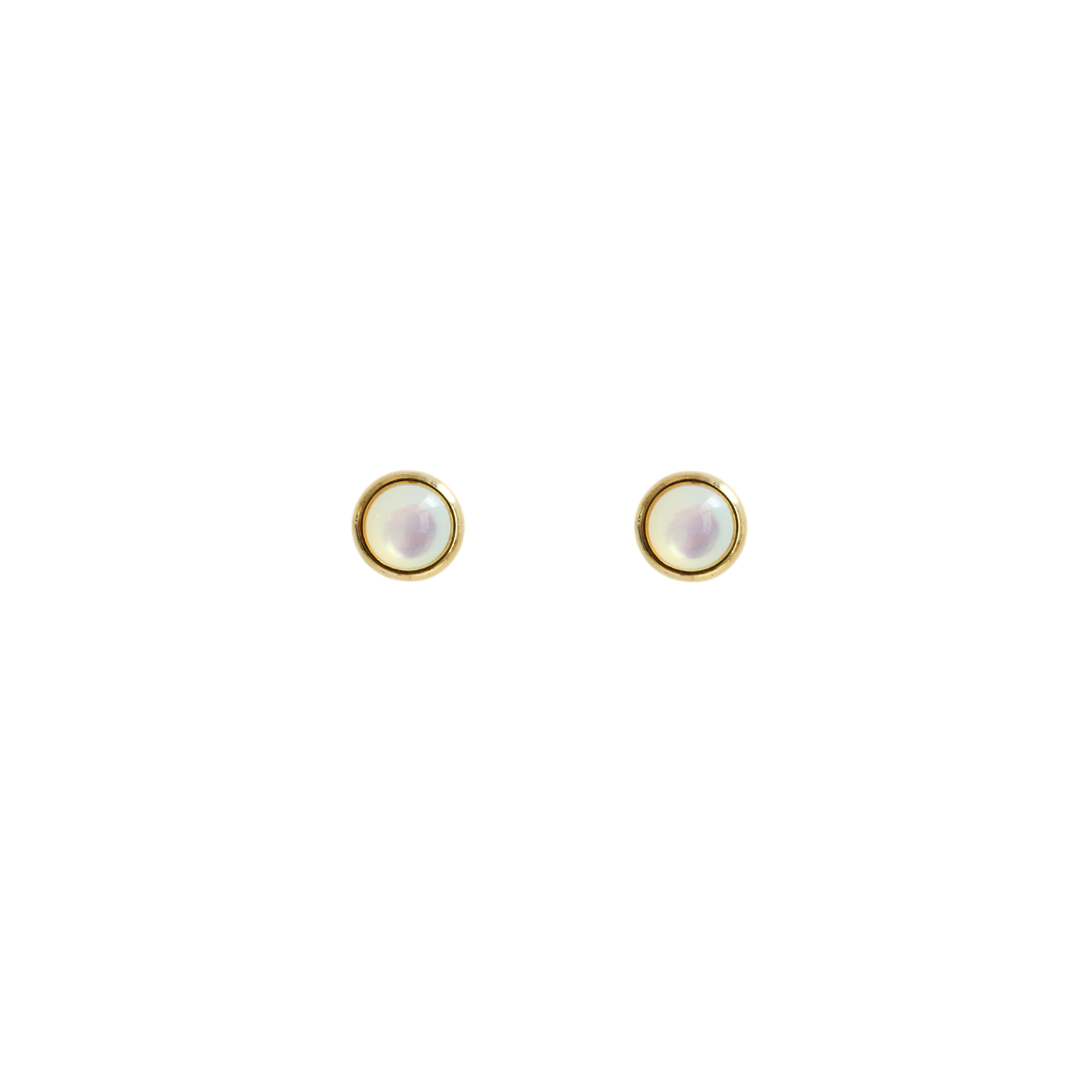Arete Silver Gold Perlina