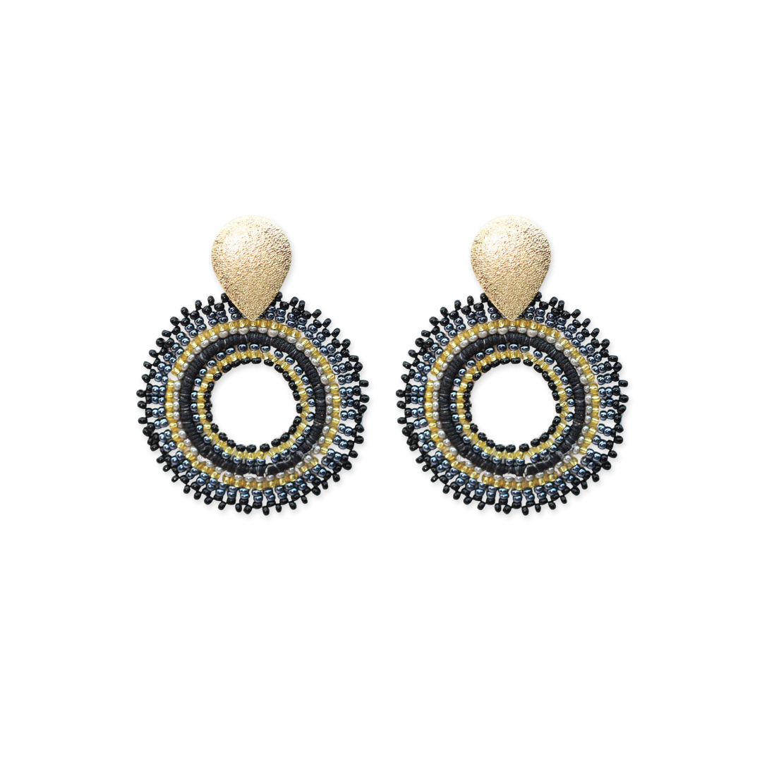 MAXI ARETES - AZUL NOCHE