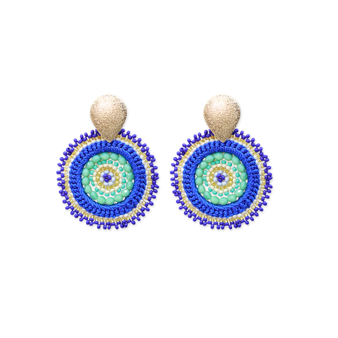 MAXI ARETES - MAXI AZUL