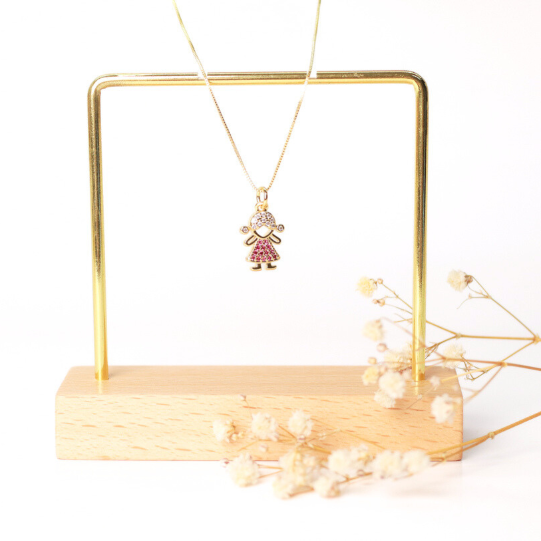 Collar Rosa Girl