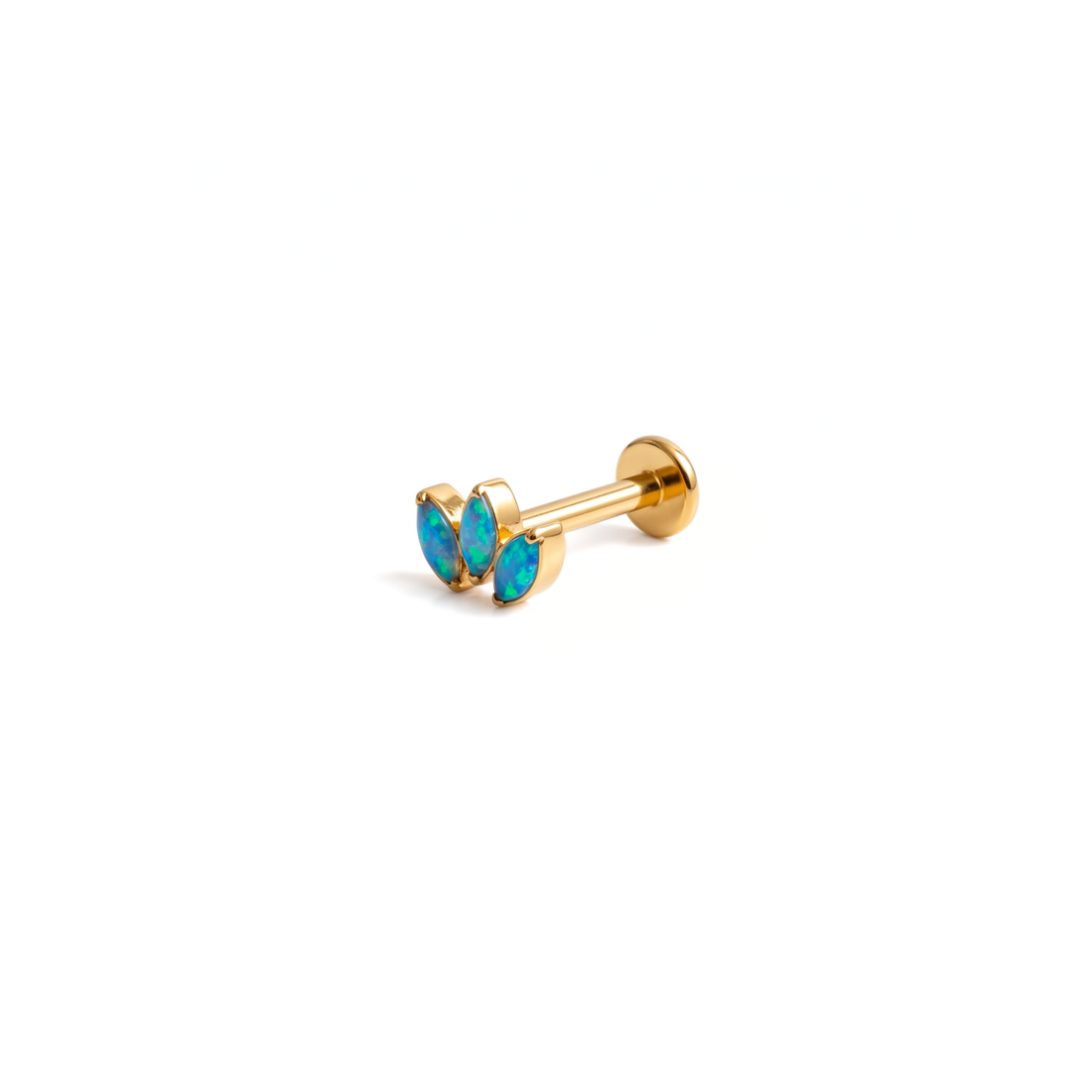 PIERCING OPALO AZUL