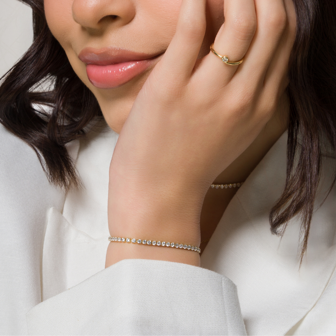 Pulsera Silver Gold Carel