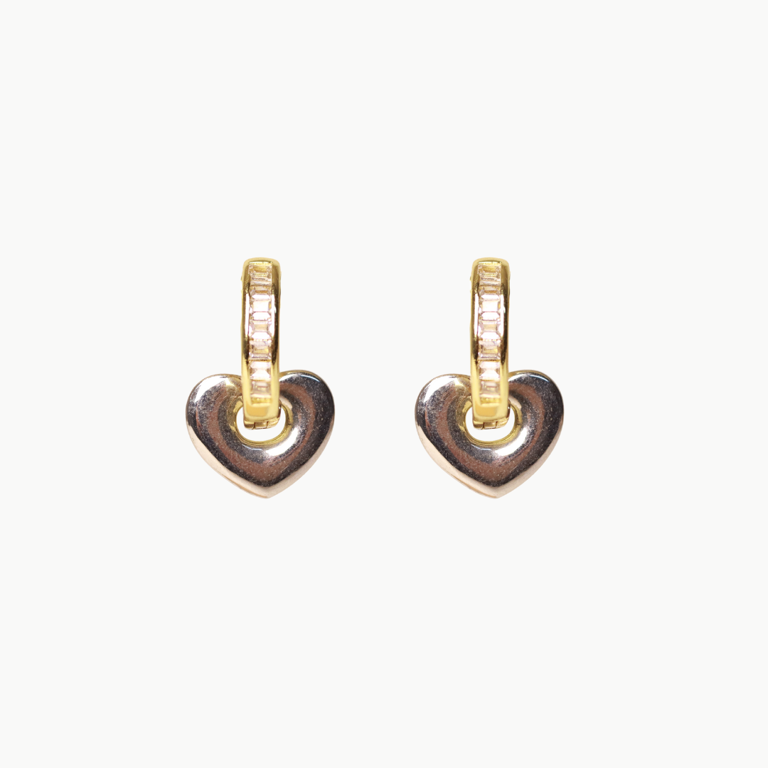 Argolla Diamond Love Silver Gold