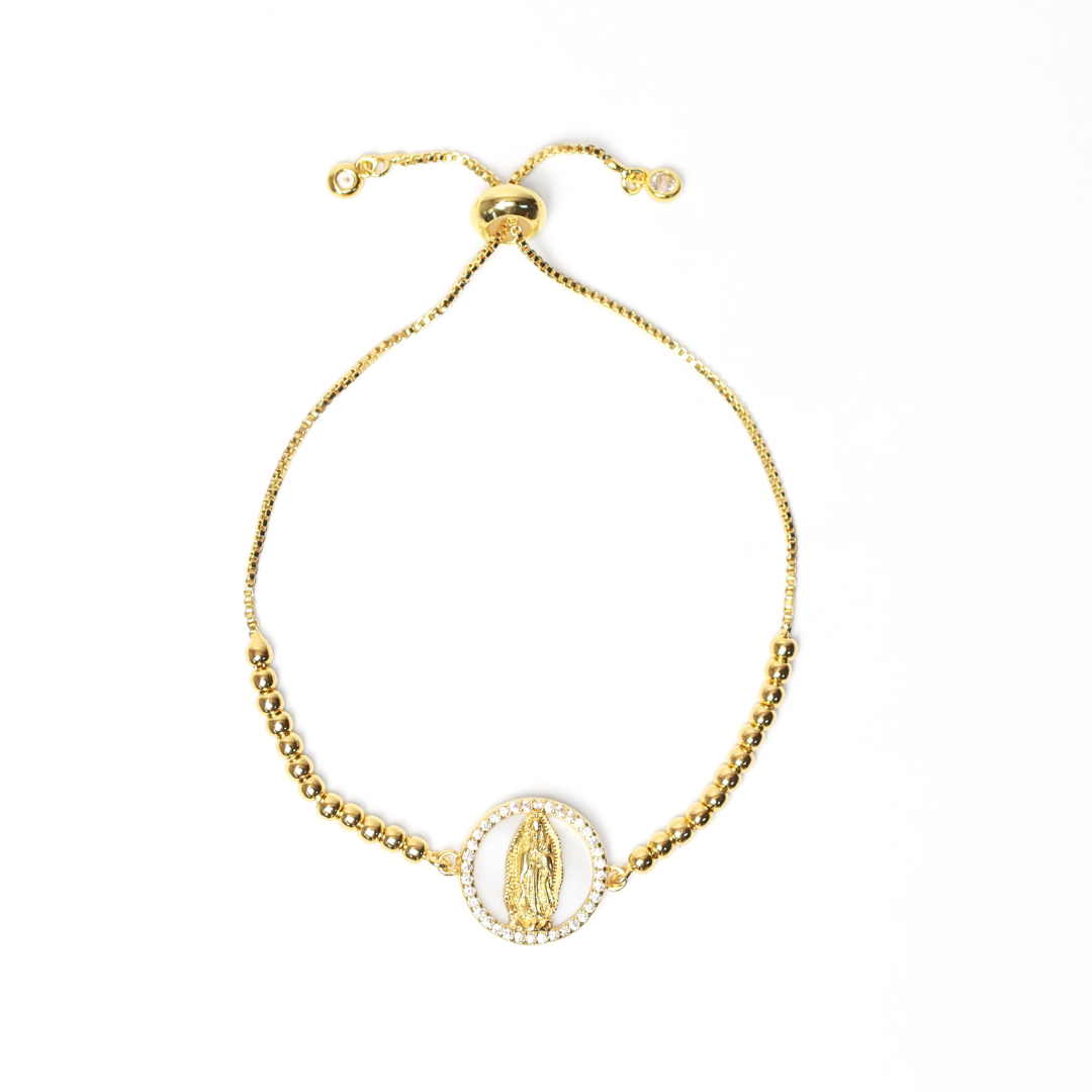 Pulsera Regulable Nacar Guadalupe