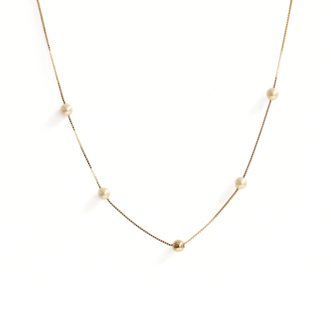 Collar Silver Gold Valentina