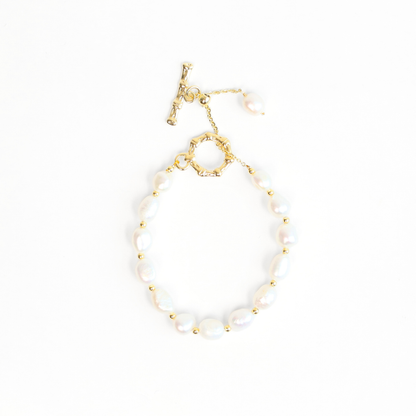 Pulsera golden pearl