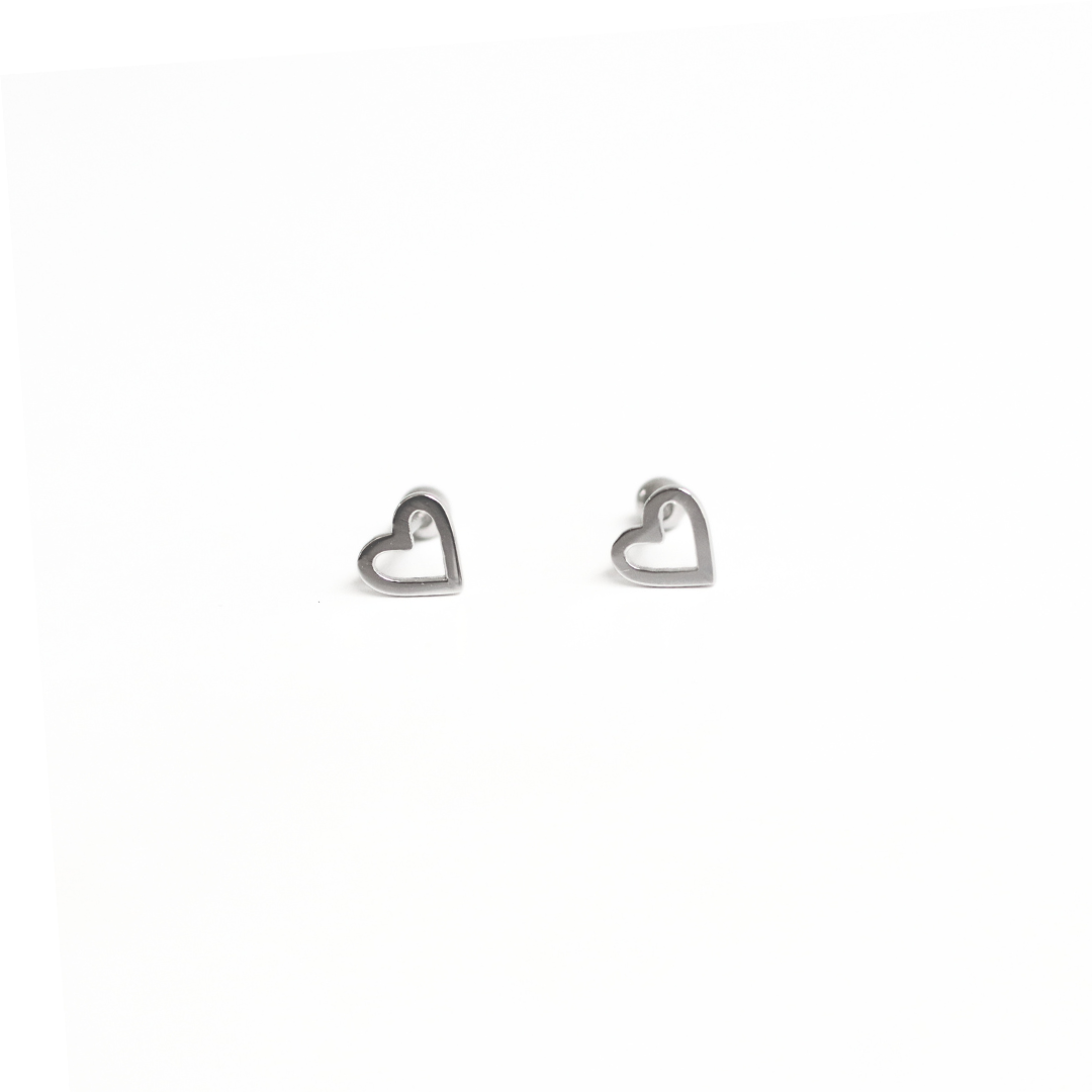 Arete Silver Tiny Love