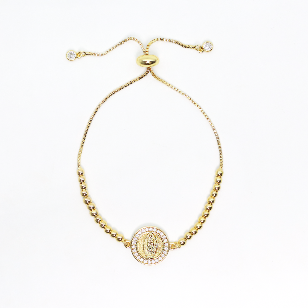 Pulsera Regulable Virgen Guadalupe