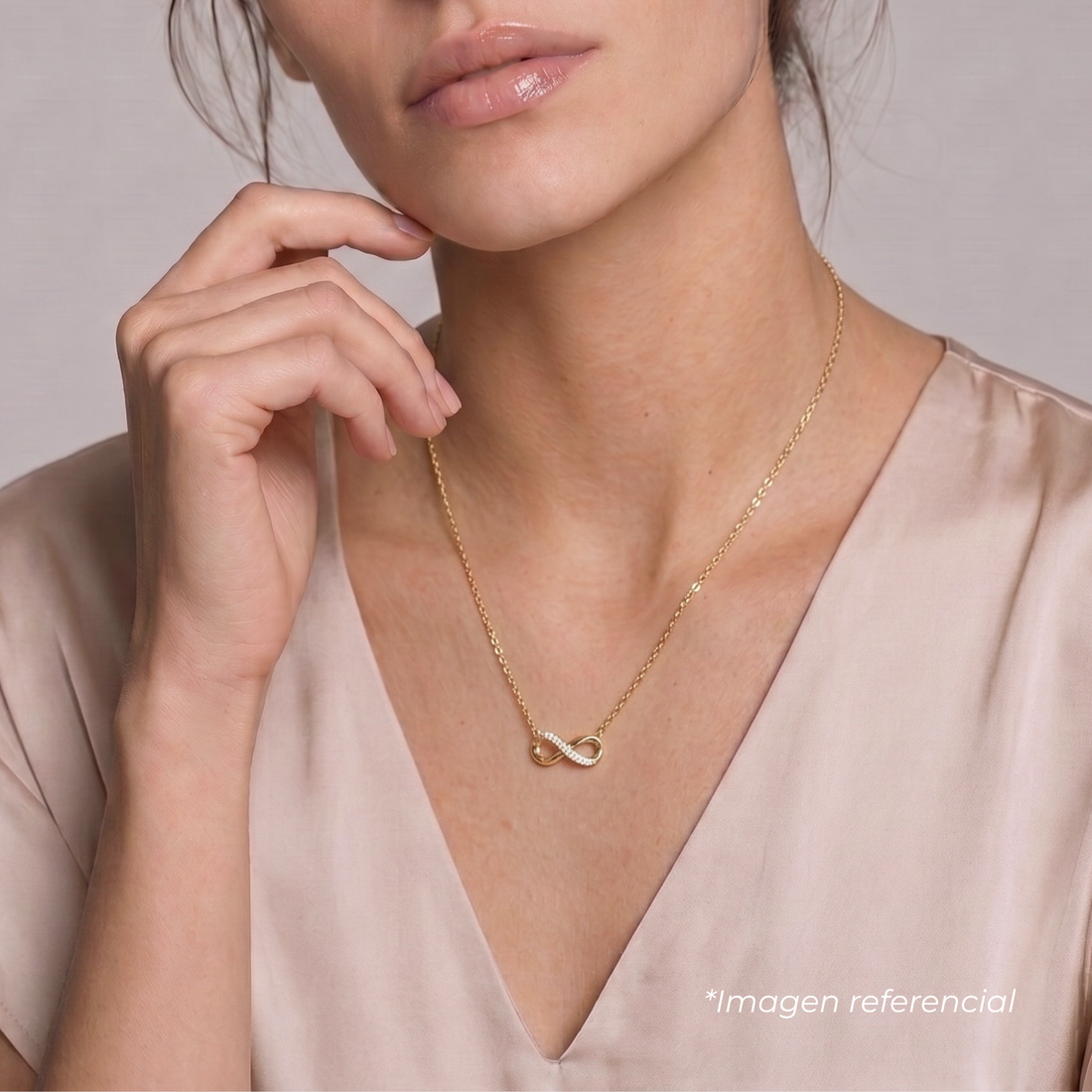 Collar Silver Gold Brush