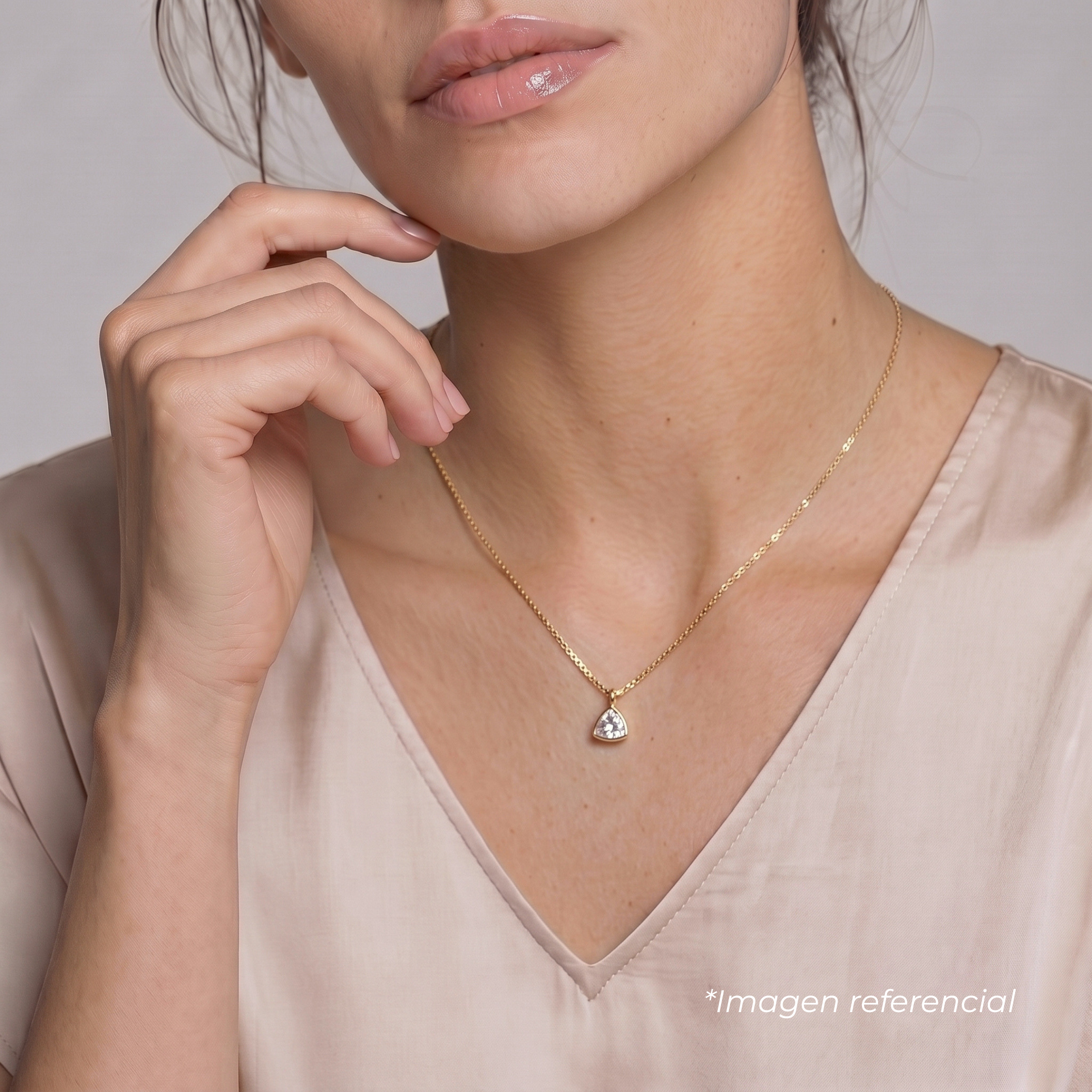 Collar Silver Gold Shield