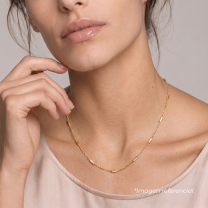 Collar Silver Gold Finn