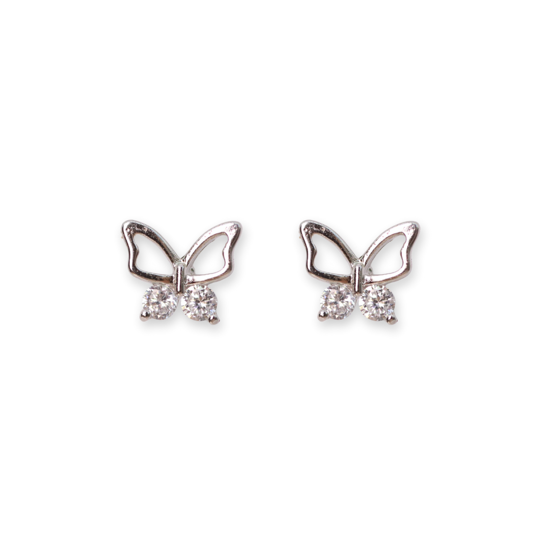 Arete Mariposa Bri Silver