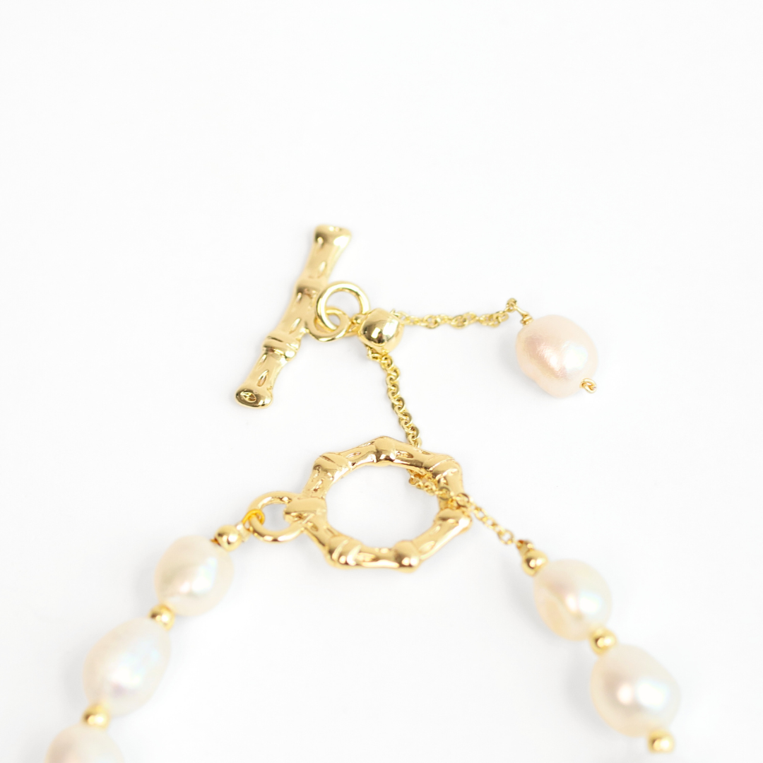 Pulsera golden pearl
