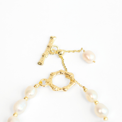 Pulsera golden pearl