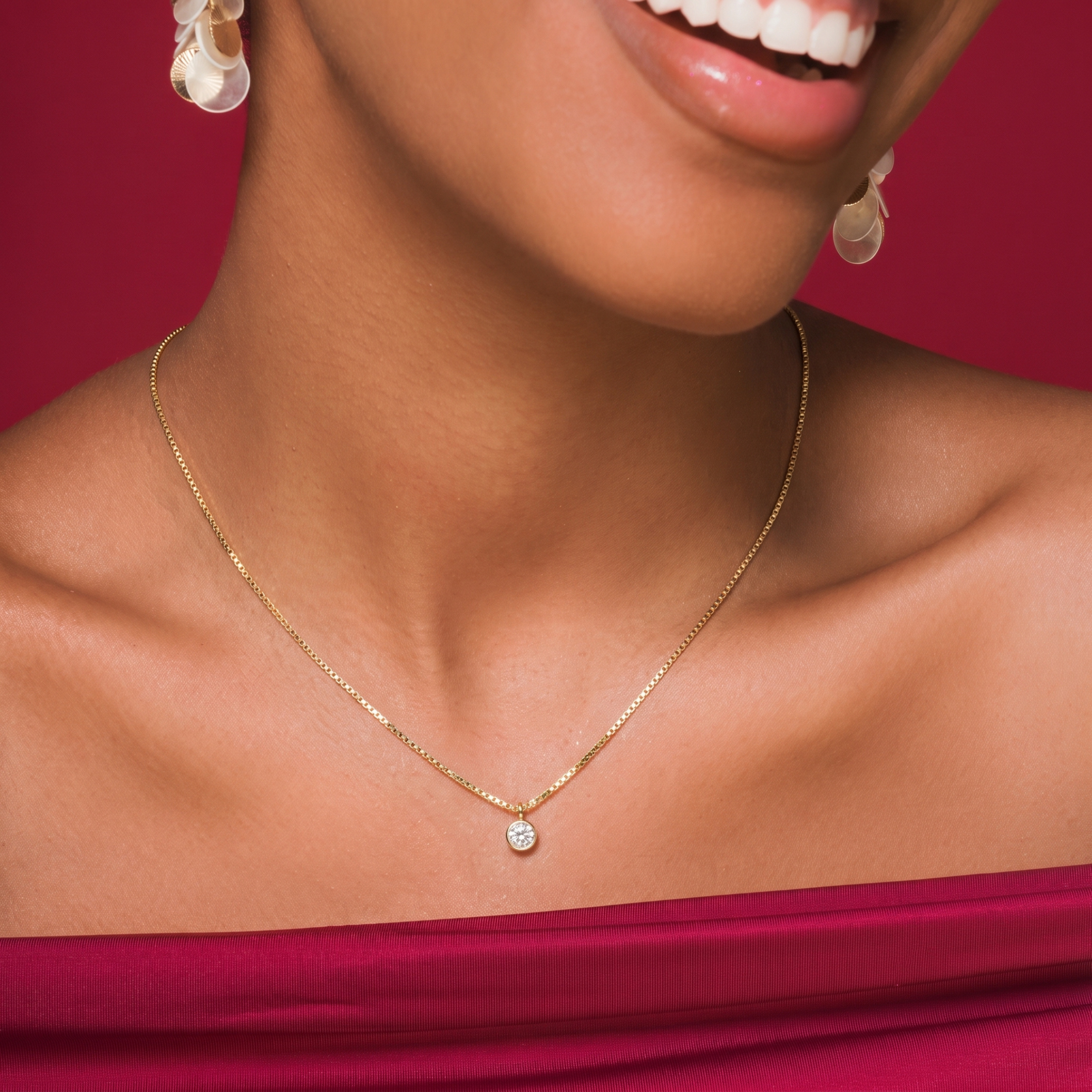 Collar silver gold gaby