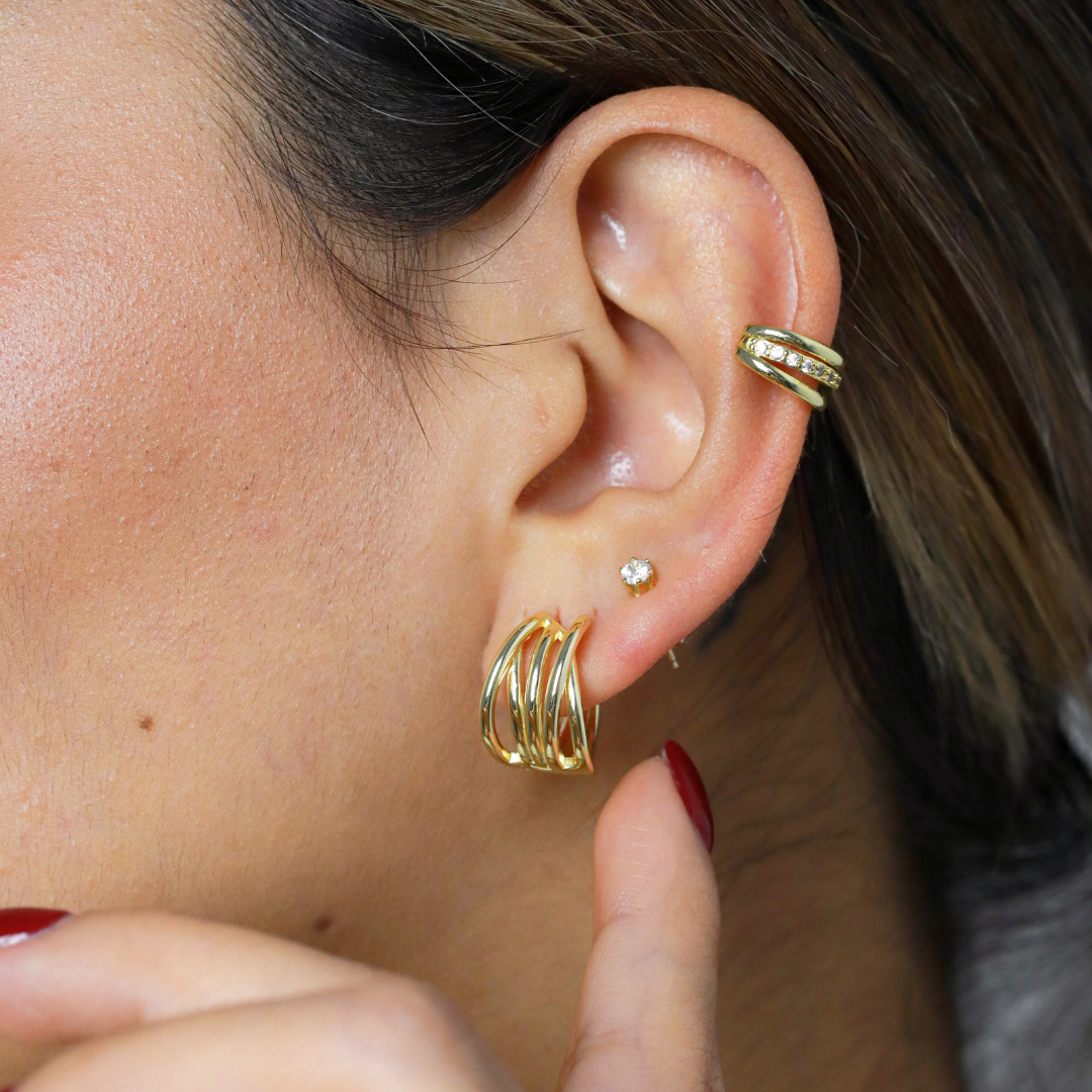 Argollas Silver Gold Picaras