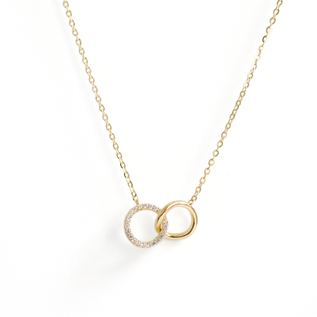 Collar Silver Gold Unión