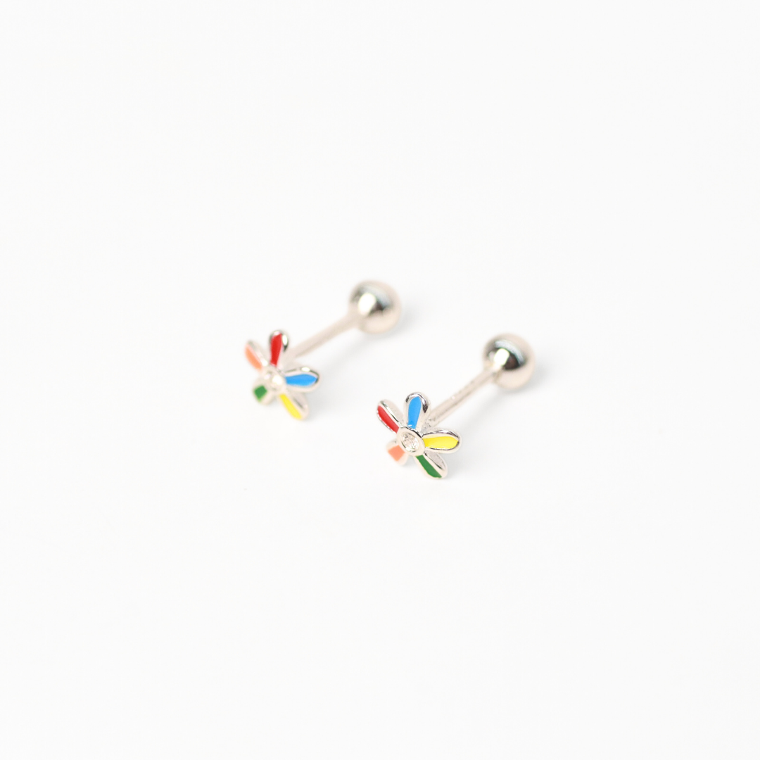 Arete bebé silver paleta