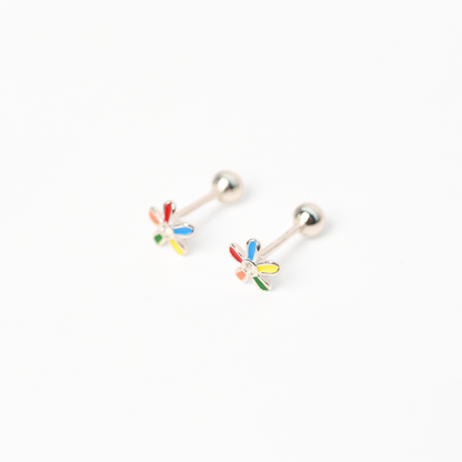 Arete bebé silver paleta