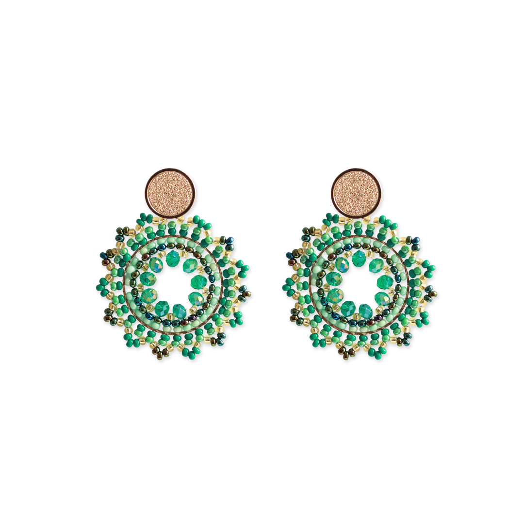 MAXI ARETES - VERDE AGUA