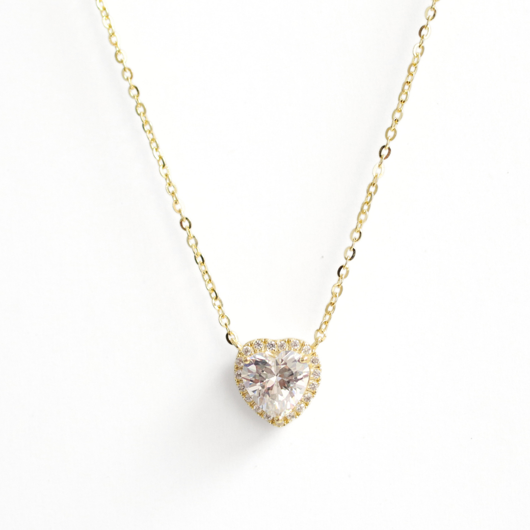 Collar Silver Gold Grand Amour
