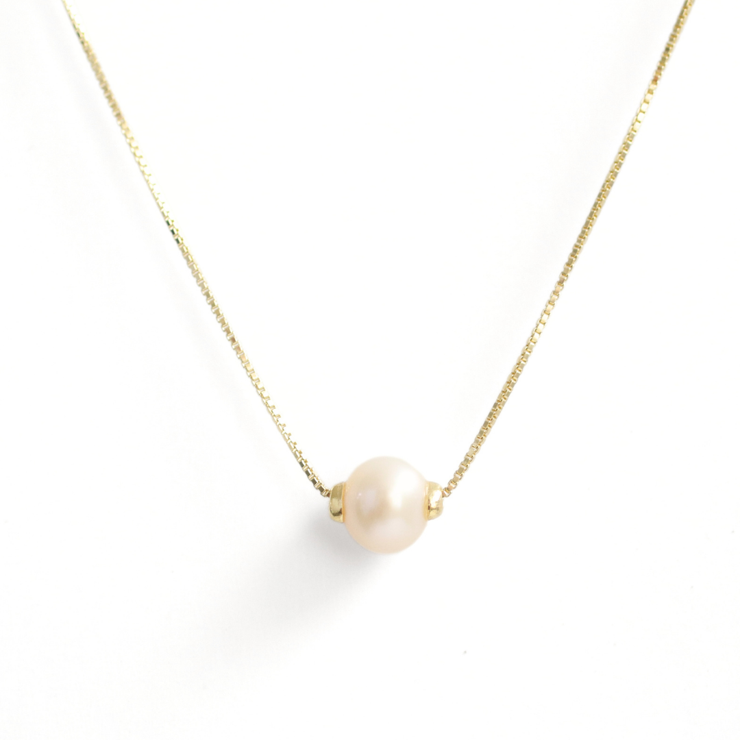 Collar Silver Gold Opalina