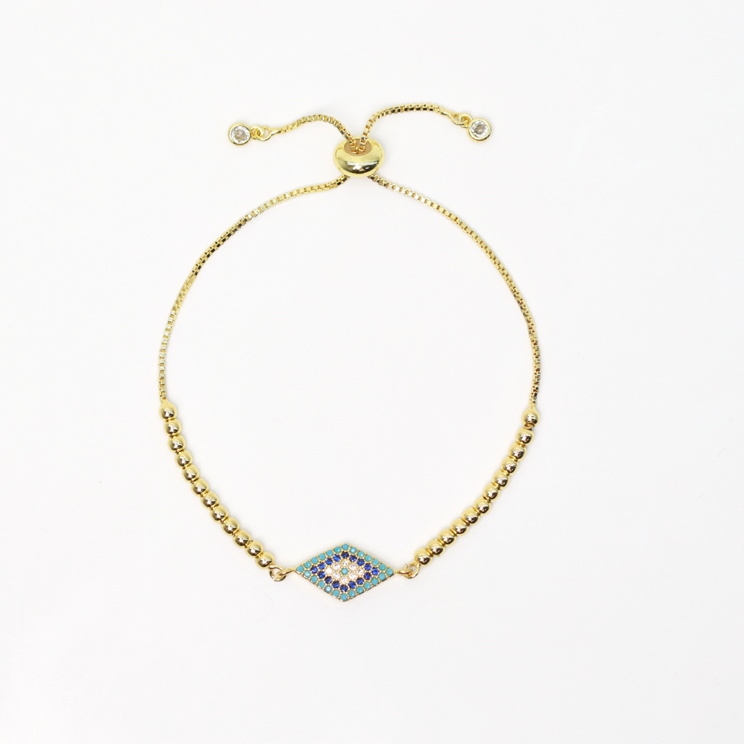 Pulsera Regulable Romo Celeste