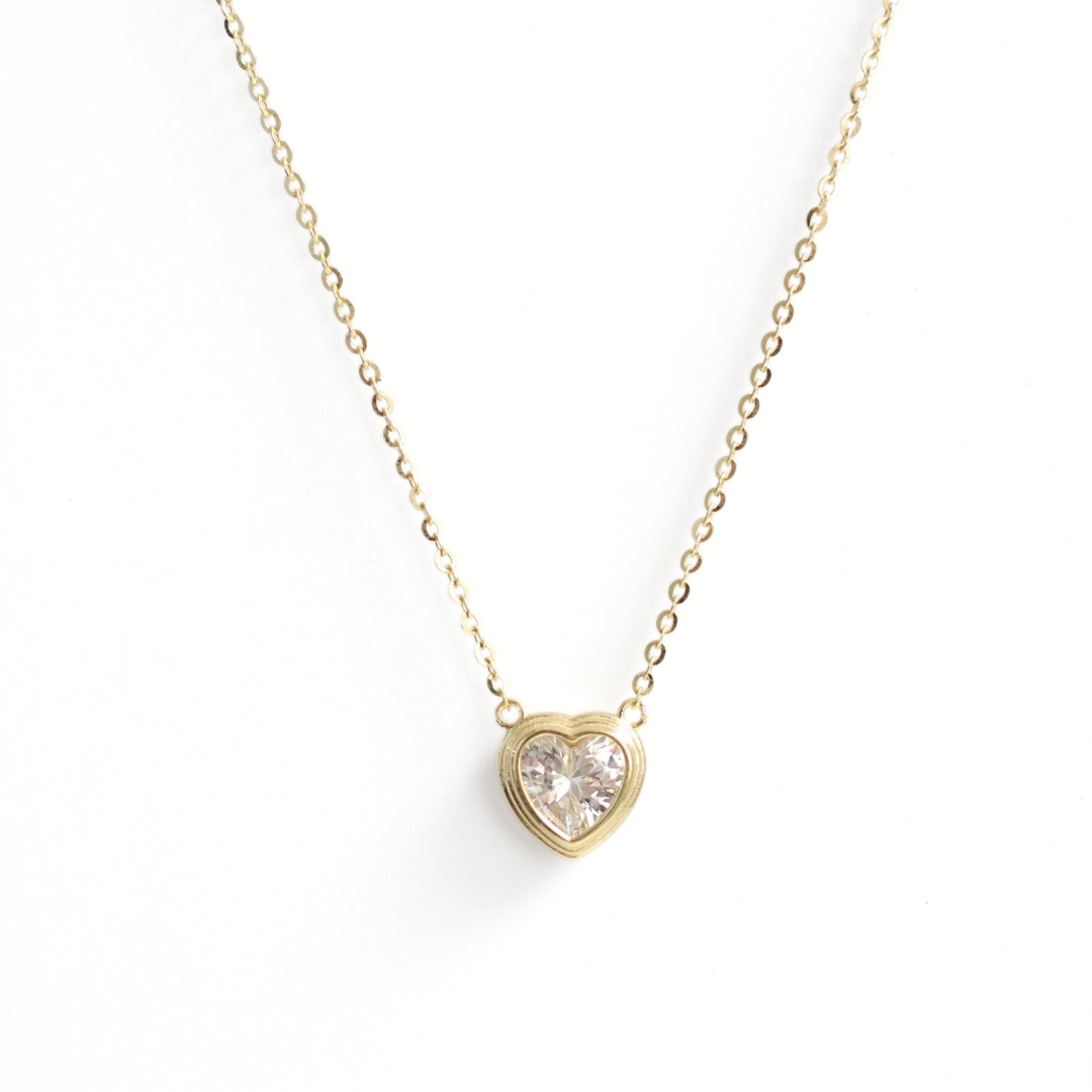 Collar Silver Gold Kiss