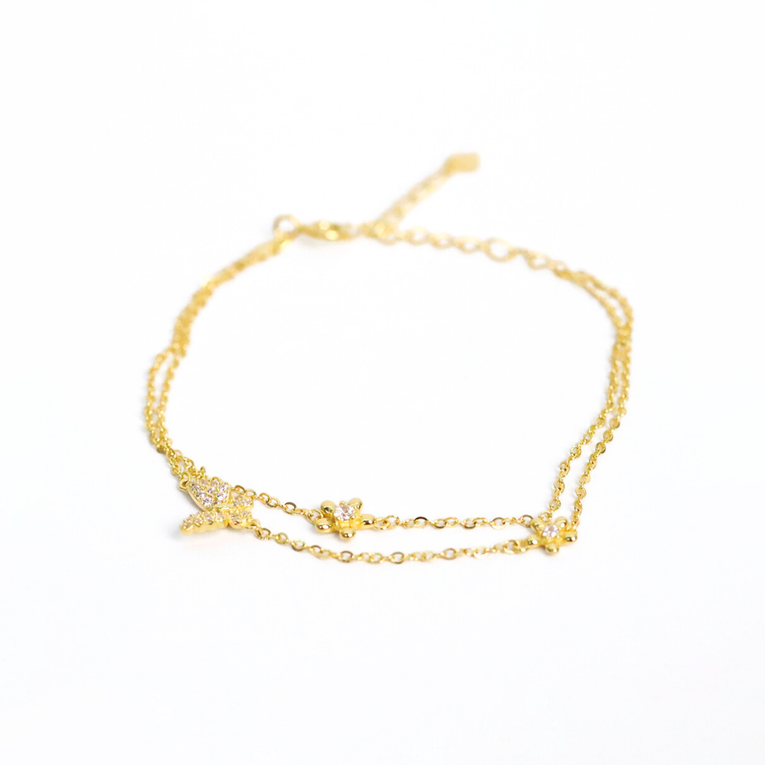 Pulsera Silver Gold Azuce
