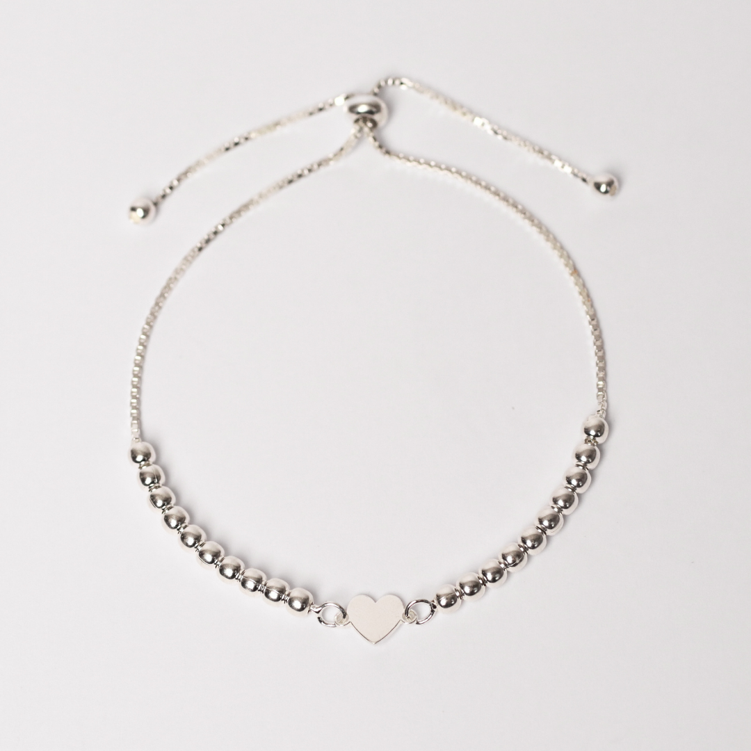 Pulsera Mini Corazón Silver