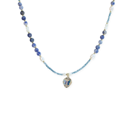 Collar Mariposa Azul