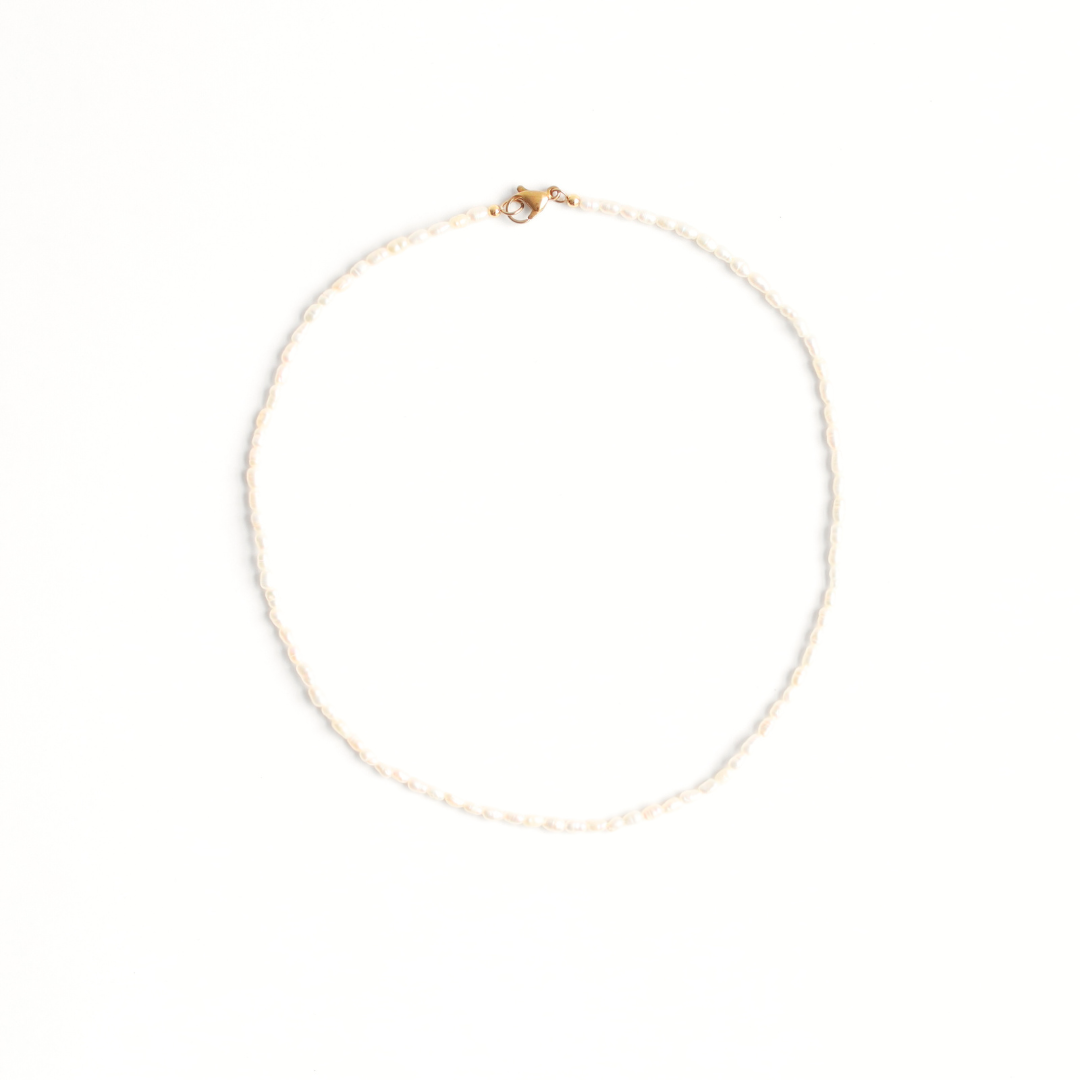 Collar Perlas de río slim