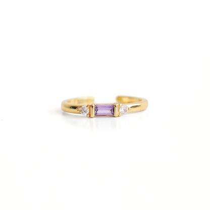 Anillo Zircon Color