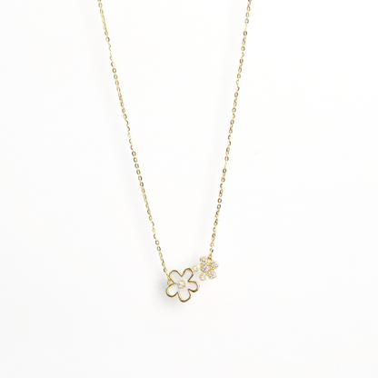 Collar Silver Gold	Esencia Floral