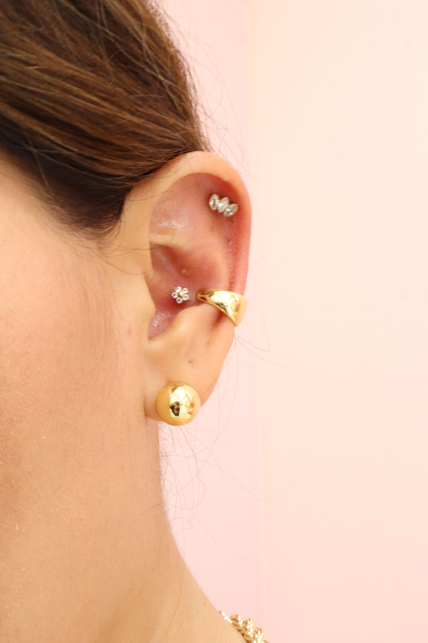 EAR CUFF - LUNA DORADA