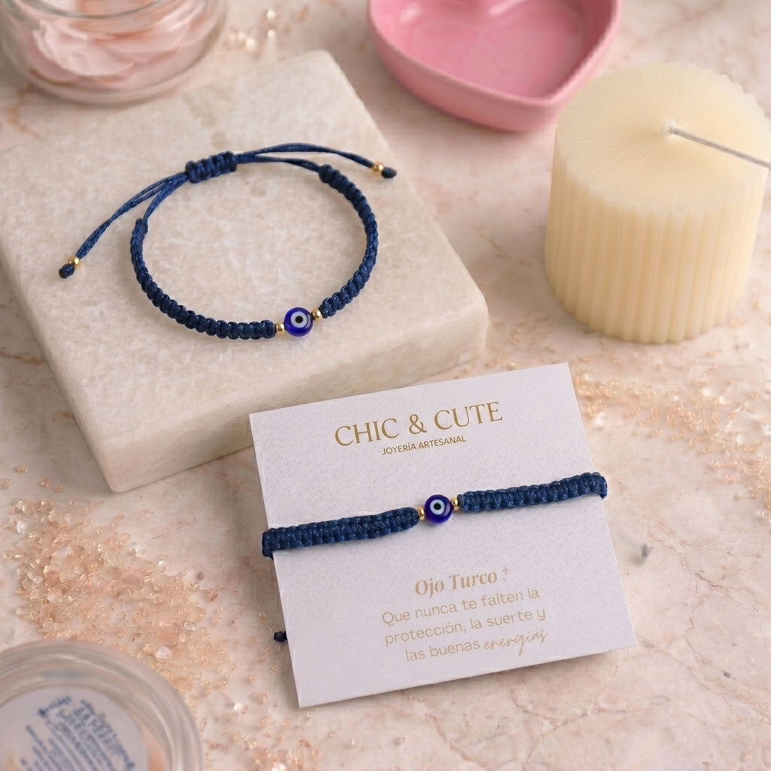 Pulsera Ojo Turco Tejida