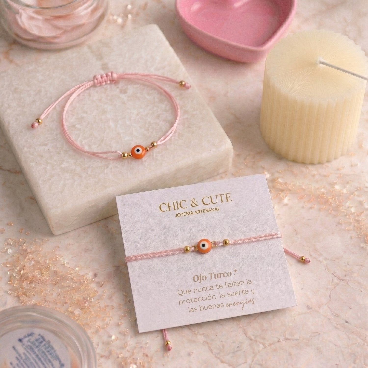 Pulsera Doble Hilo Ojo Turco
