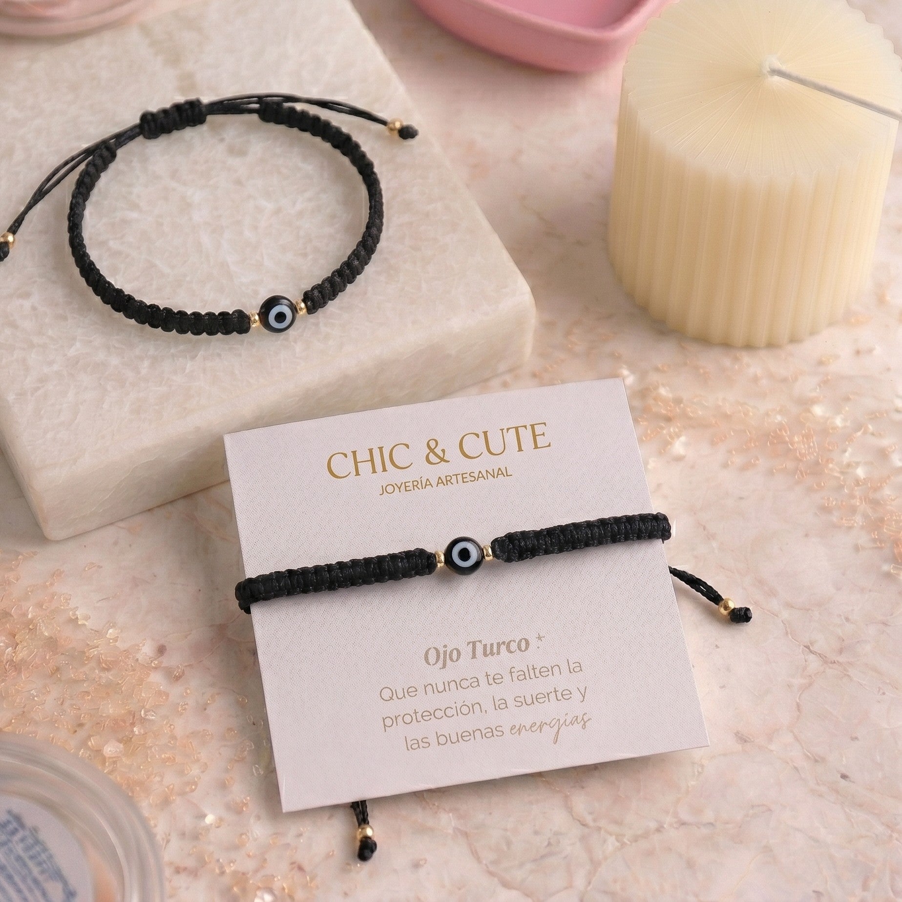Pulsera Ojo Turco Tejida
