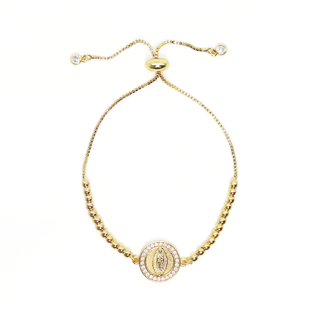 Pulsera Regulable Virgen Guadalupe
