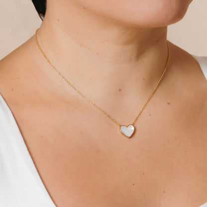 Collar Corazón Nacar