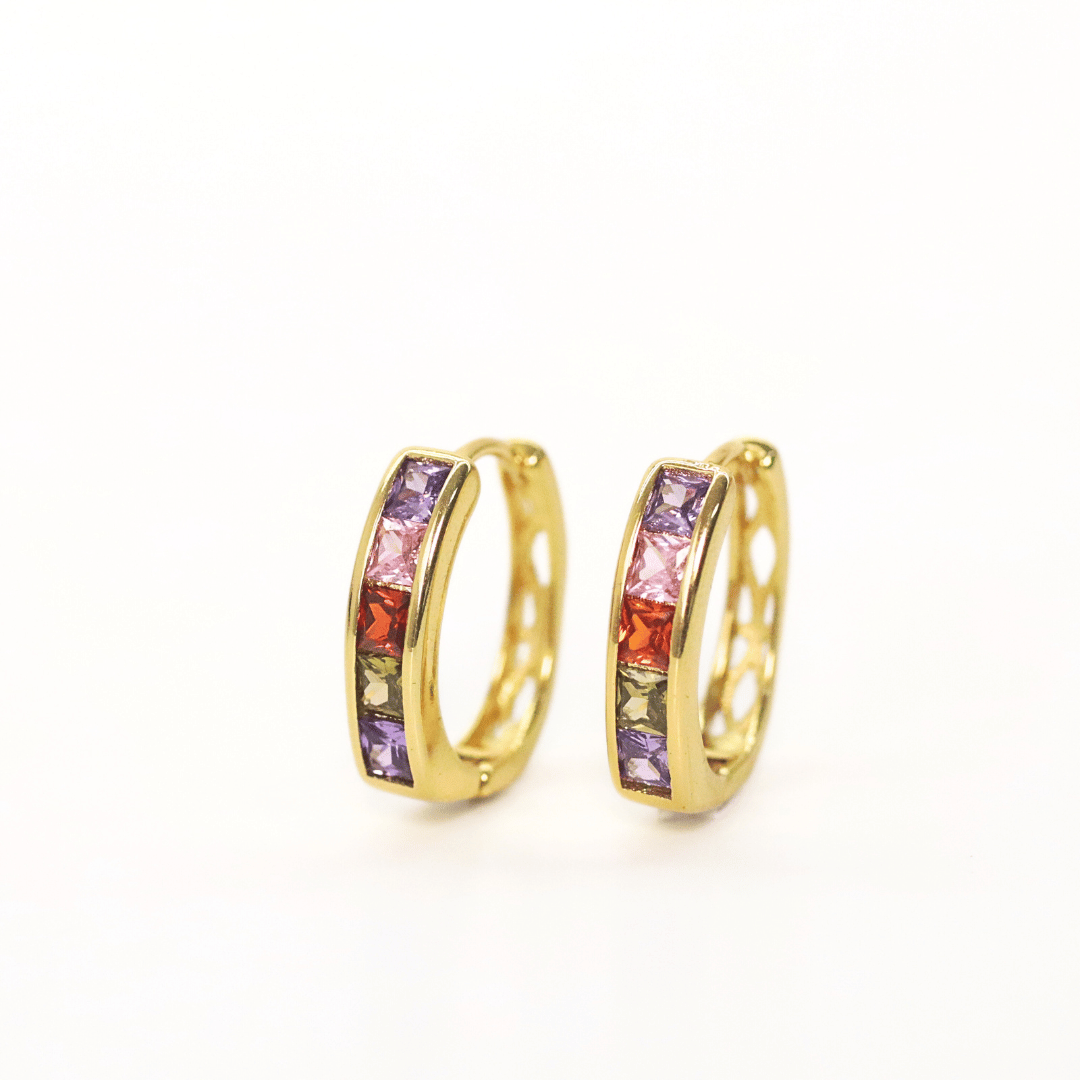 argollas doradas elegantes