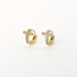 argollas de cruz con diamantes