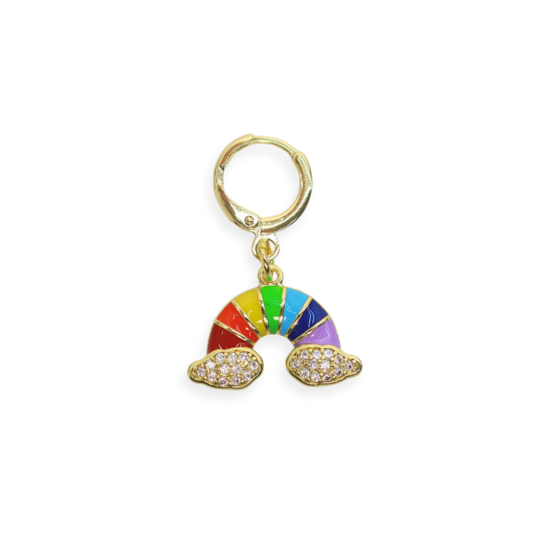 charm en forma de arcoiris en tendencia
